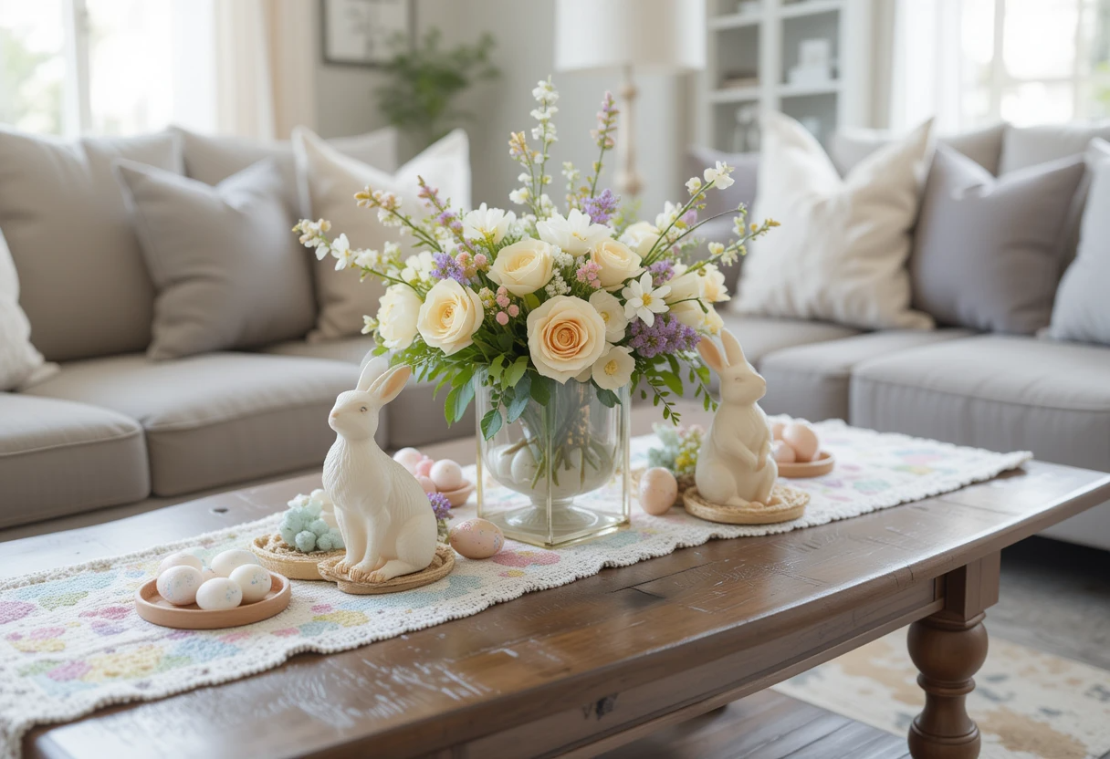 8 Easter Living Room Table Decor Ideas