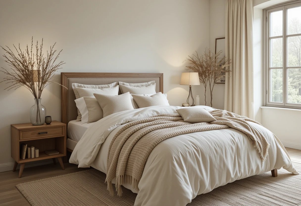8 Stunning Neutral Bedroom Ideas for a Cozy, Serene Vibe