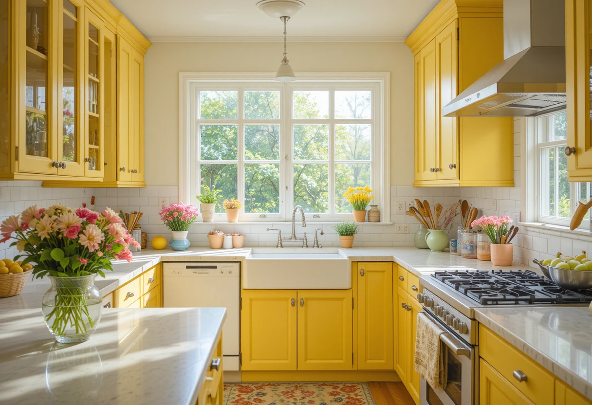 Yellow Kitchen Design Ideas to Brighten Up Your Space