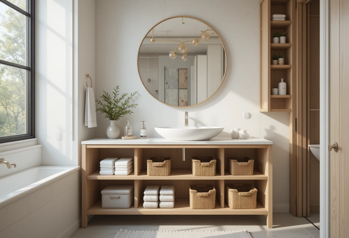 Open Bathroom Closet Designs That Look Amazing