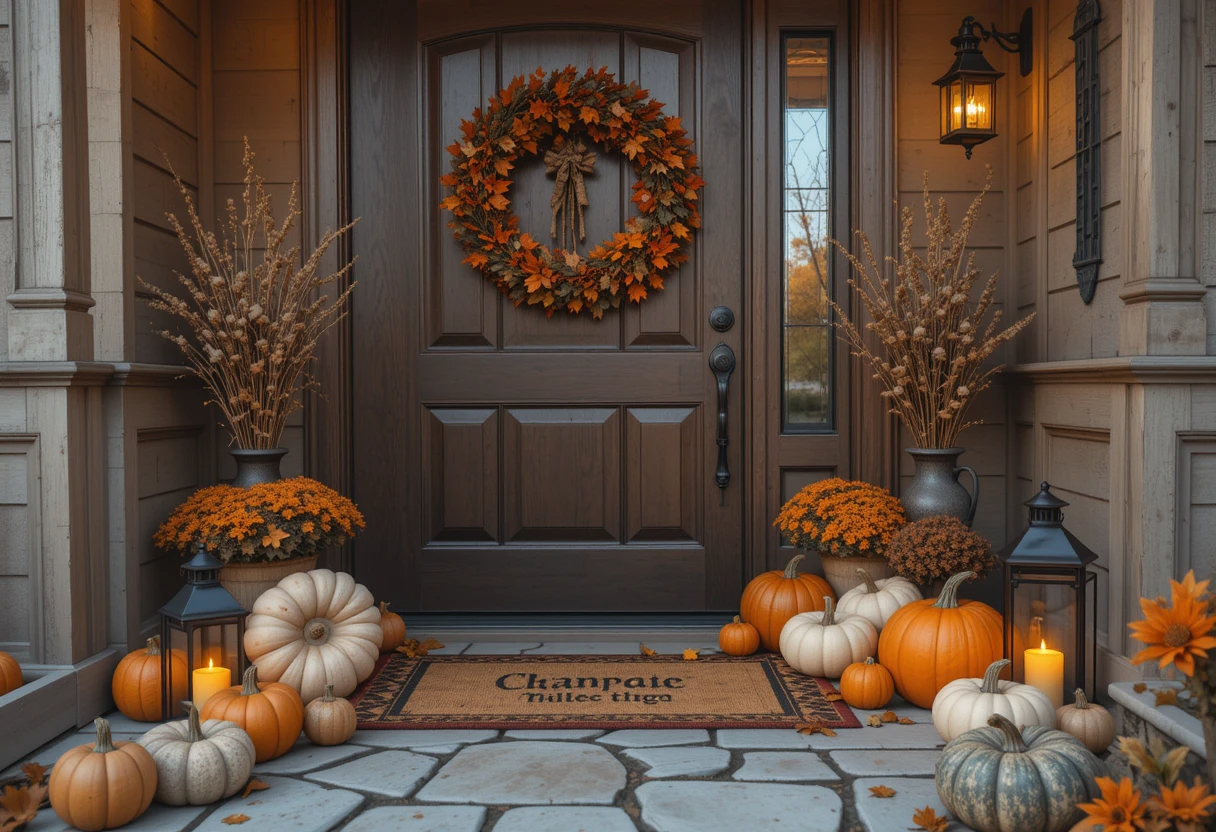 12 Cozy Fall Entryway Decorating Ideas